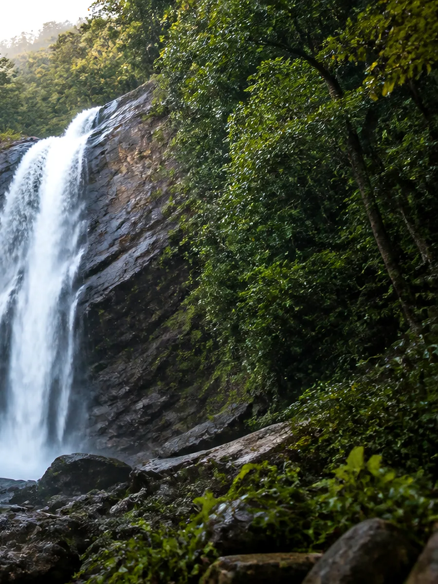 Ludu Waterfall route preview
